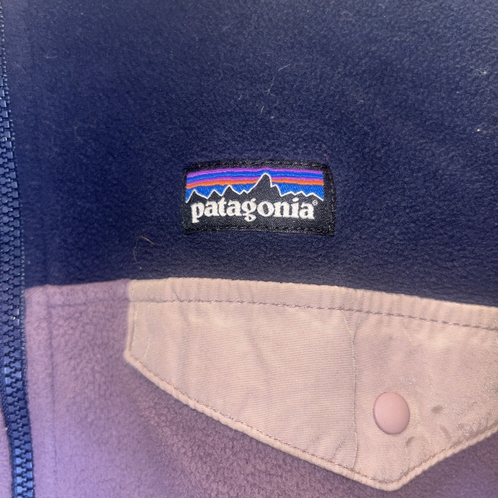 Patagonia multicoloured fleece jacket #outdoor #fleece kids small 7-8 - Picture 2 of 4